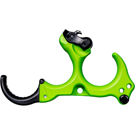 Tru Ball Honey Badger Claw Flex CK Medium 3-Finger Archery Release, Zombie Green