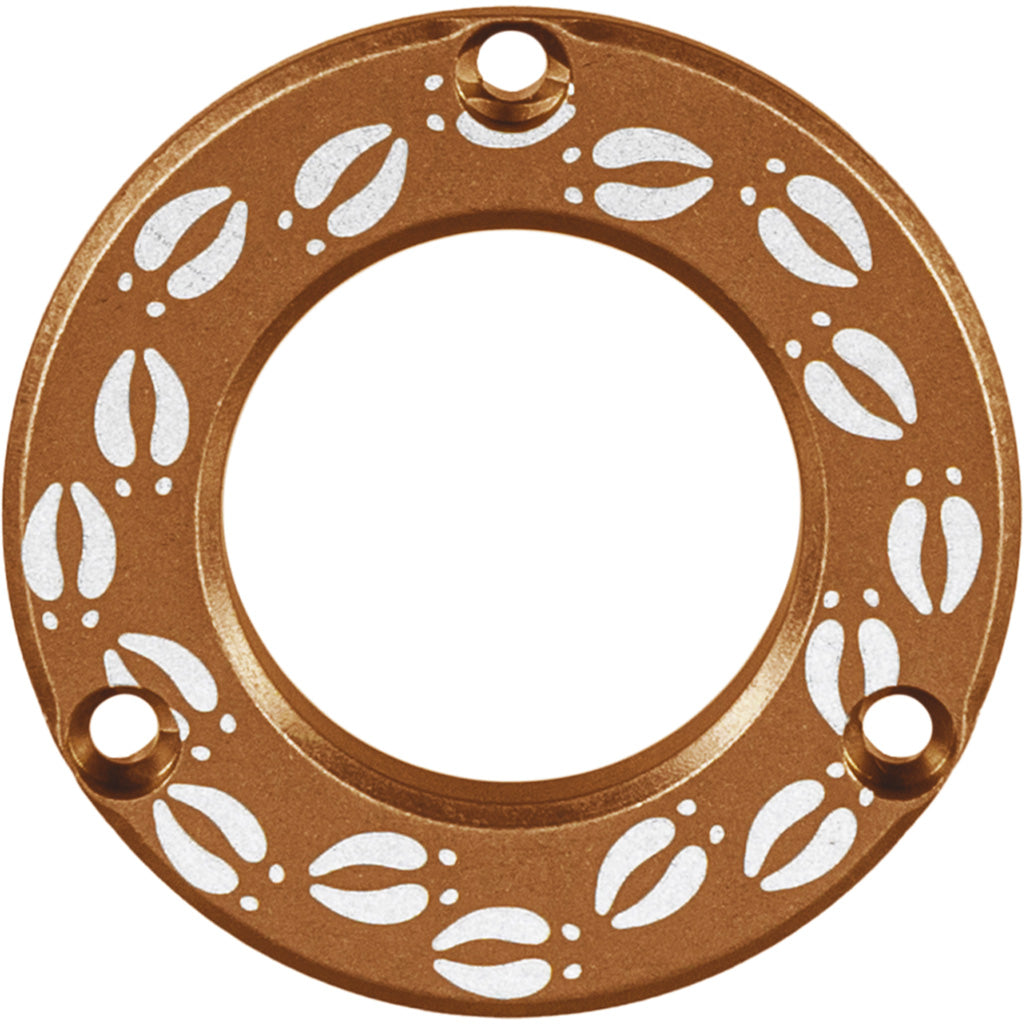 Axcel Driver Hubcap Disc Coyote Tan w/Deer Tracks Engraving