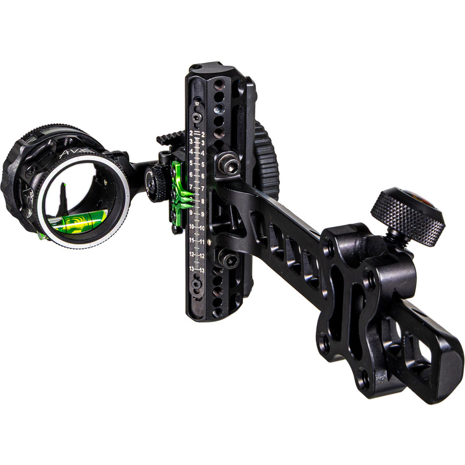 Axcel Driver Plus RH Slider Sight w/AVX-31 Scope Stealth BH .019 Green Fiber Pin