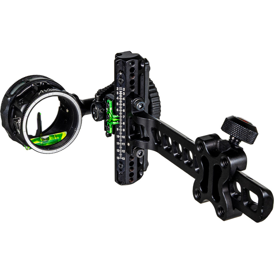 Axcel Driver Plus RH Slider Sight w/AVX-41 Scope Stealth BH .019 Green Fiber Pin