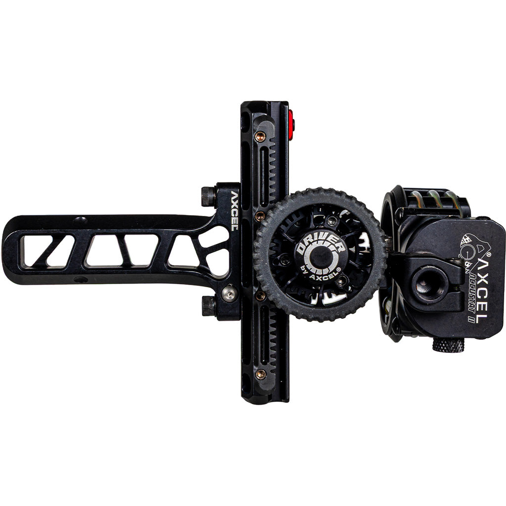 Axcel Driver Archery Slider Sight w/Accustat II Scope .019 Micro 3-Pin Bridge-Lock RH