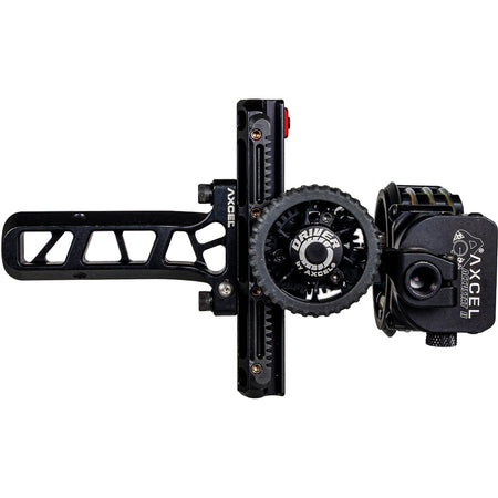 Axcel Driver Archery Slider Sight w/Accustat II Scope .019 Micro 3-Pin Bridge-Lock RH