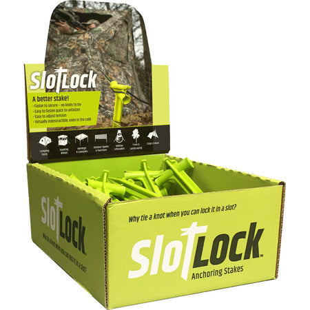 SlotLock Ground Blind Tent Stakes 24 ct. Bulk Display Pack