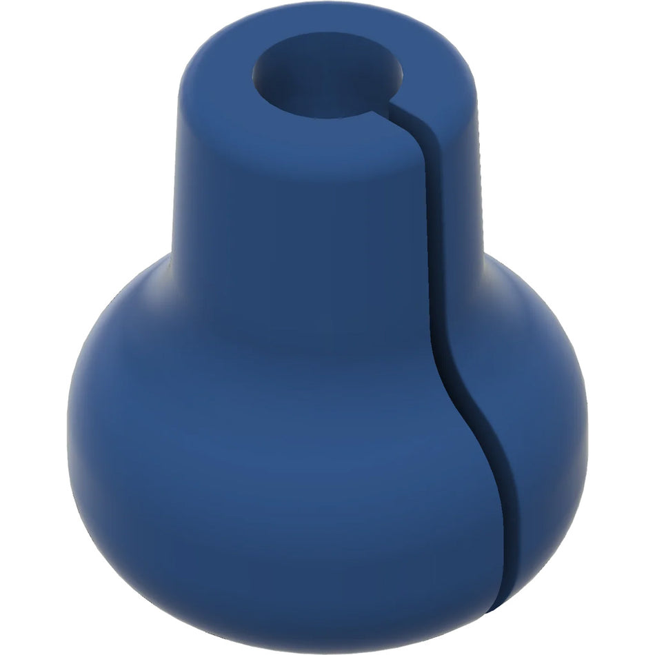 Pine Ridge Beak Button Single Pack Blue Soft Rubber Bowstring Accessory