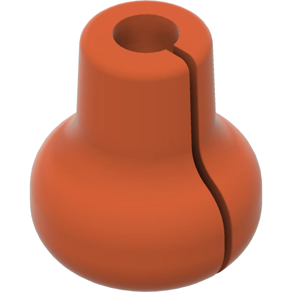 Pine Ridge Beak Button Single Pack Orange Soft Rubber Bowstring Accessory