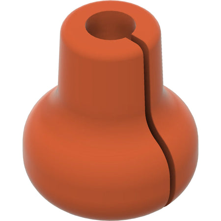 Pine Ridge Beak Button Single Pack Orange Soft Rubber Bowstring Accessory
