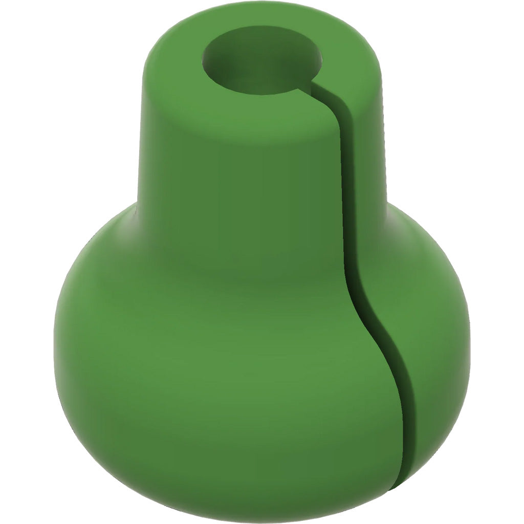 Pine Ridge Beak Button Single Pack Lime Green Soft Rubber Bowstring Accessory