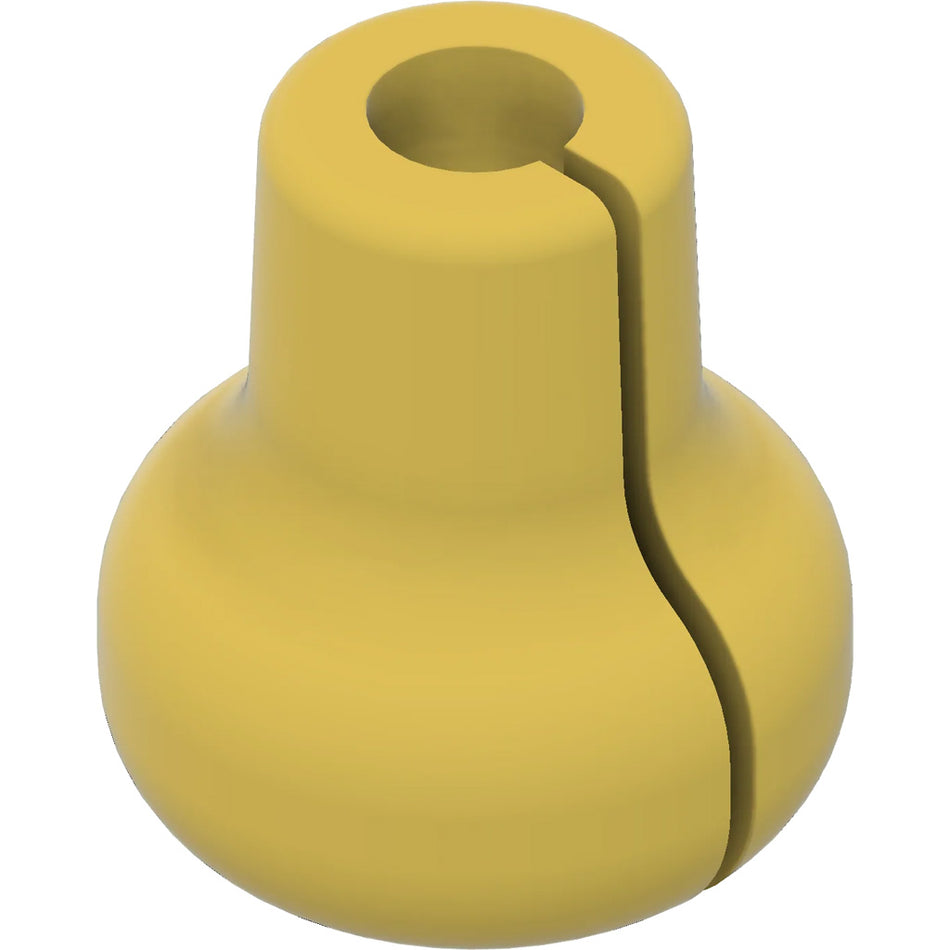 Pine Ridge Beak Button Yellow Soft Rubber Nose Anchor, Single Pack