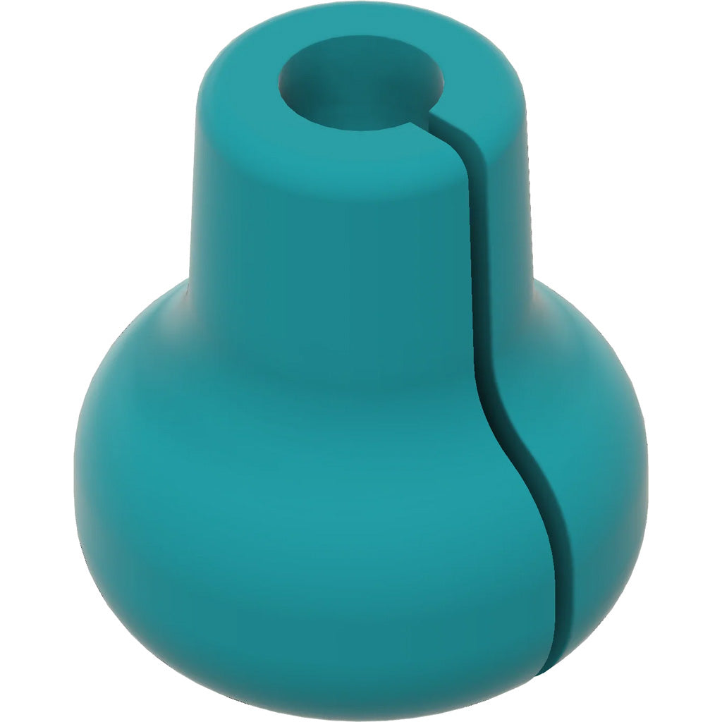 Pine Ridge Beak Button Turquoise Soft Rubber Nose Anchor, Single Pack