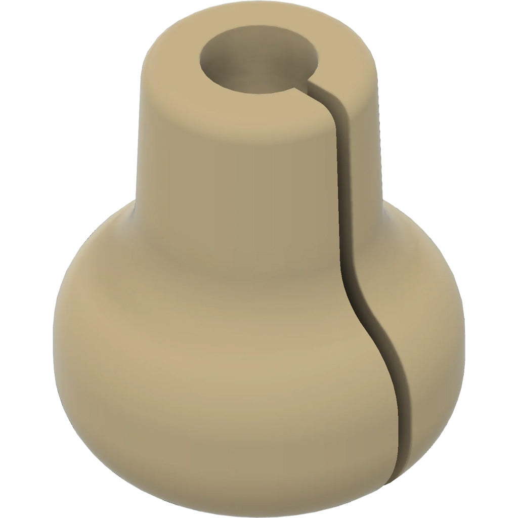 Pine Ridge Beak Button Tan Soft Rubber Nose Anchor, Single Pack