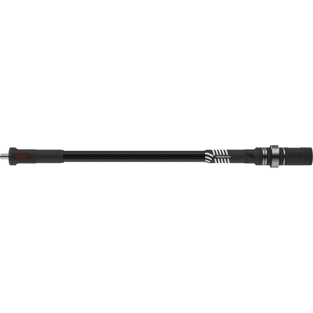 Shrewd INDX Series .625 OD 10 in. Stabilizer, Matte Black Finish