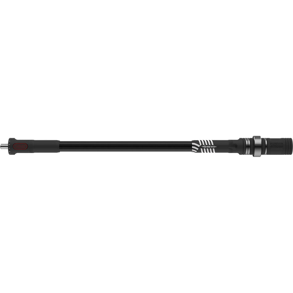 Shrewd INDX Series .625 OD 10 in. Stabilizer, Matte Black Finish