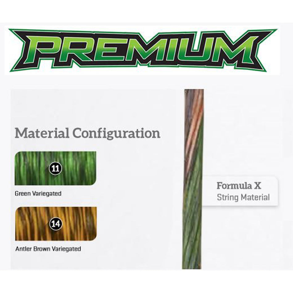 First String Green/Brown Premium String Set Compatible with Mission Riot