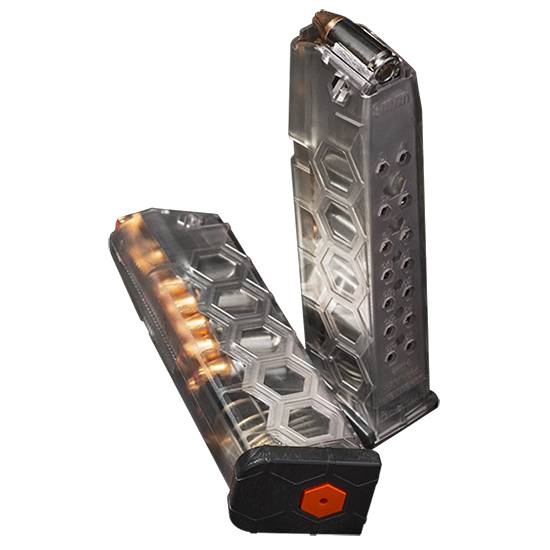Hexmag Glock 17 17rd Clear Polymer Handgun Magazine