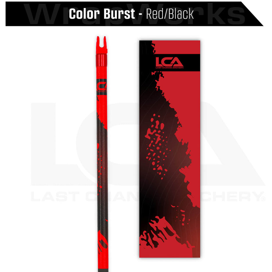 Last Chance WrapWorks Stock Color Burst Red/Black Fixed Precision Fixed Standard