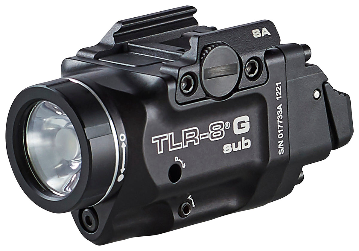 Streamlight TRL-8 G Sub Gun Light 69439 with Green Laser 500 Lumens Black Hellcat