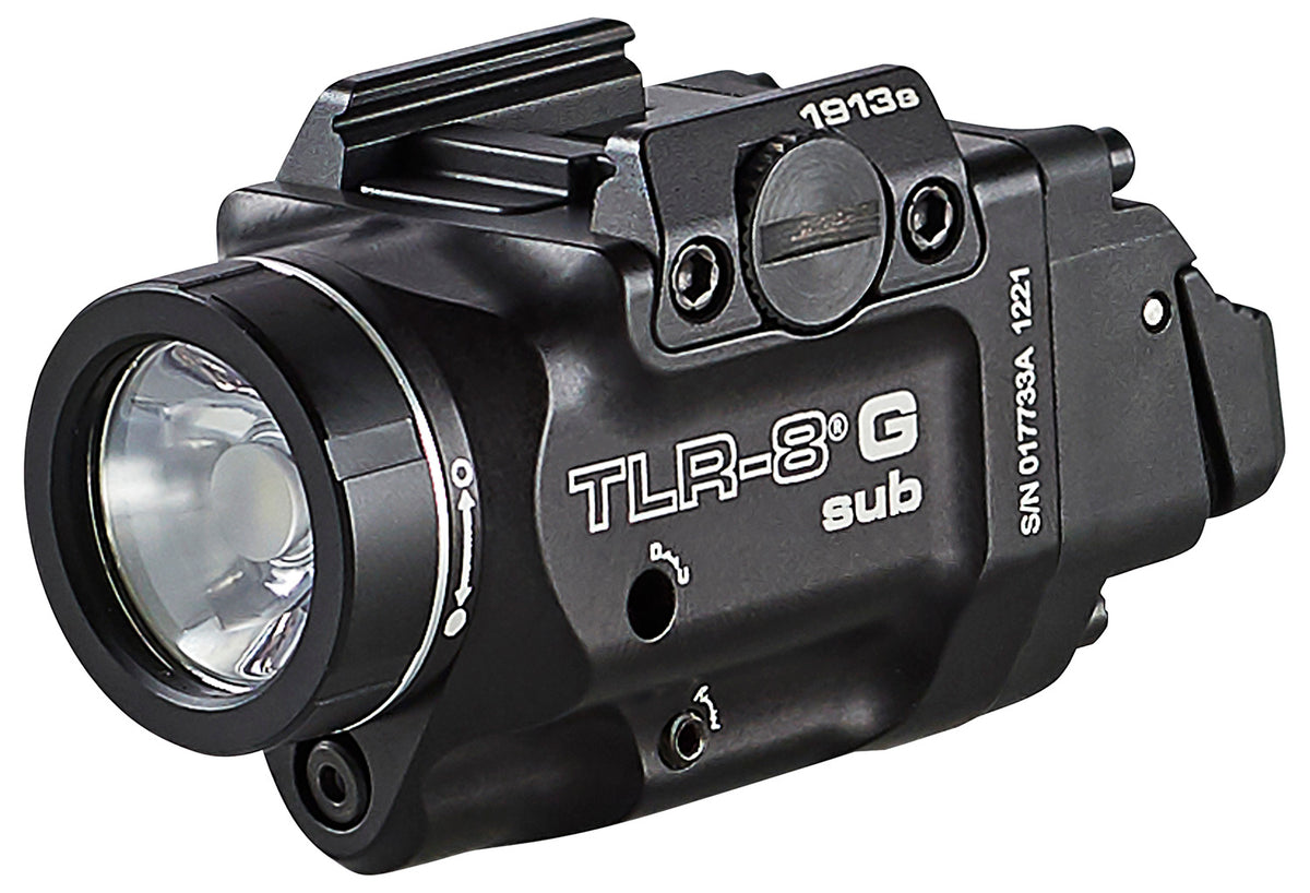 Streamlight TRL-8 G Sub 69438 Gun Light Green Laser 500 Lumens 1913 Short Rail Pistol Black