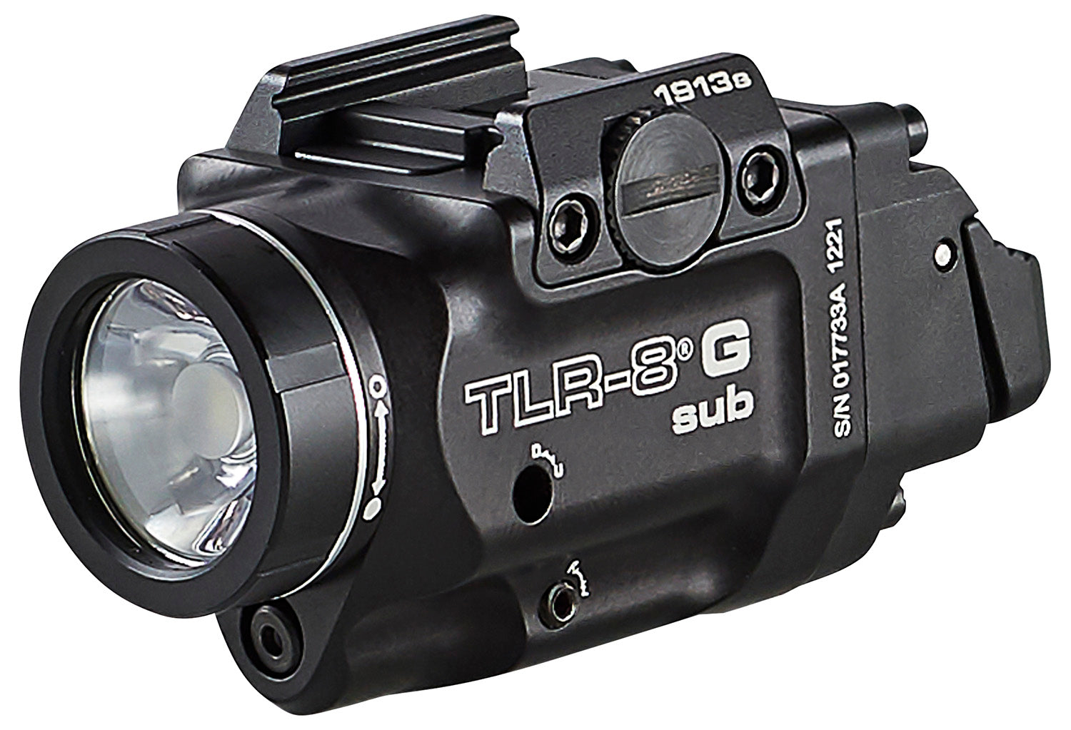 Streamlight TRL-8 G Sub 69438 Gun Light Green Laser 500 Lumens 1913 Short Rail Pistol Black