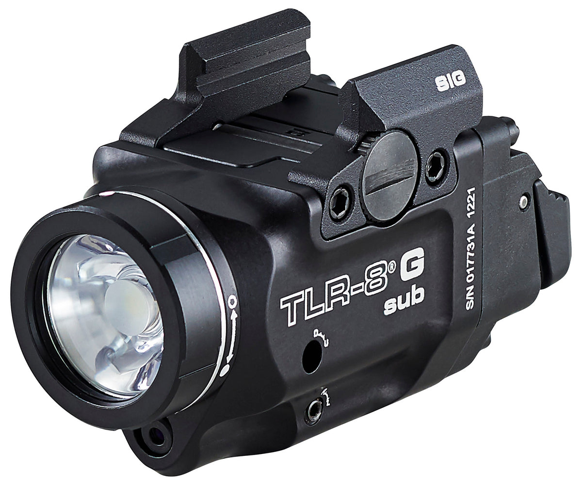 Streamlight TLR-8 69437 Sig Sauer P365/P365XL Green Laser Gun Light Black 500 Lumens