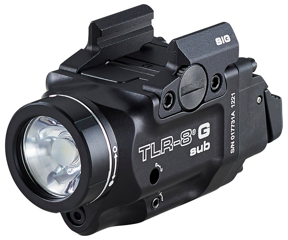 Streamlight TLR-8 69437 Sig Sauer P365/P365XL Green Laser Gun Light Black 500 Lumens