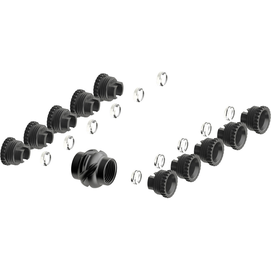 Specialty Deluxe Stack It Peep Kit Contains all 5 Apertures