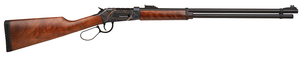 Gforce Arms GFLVR41CCLR Saddlehorn 410 Gauge 2.5" 9+1 24" Black Barrel, Color Case Hardened Aluminum Receiver, Turkish Walnut Stock