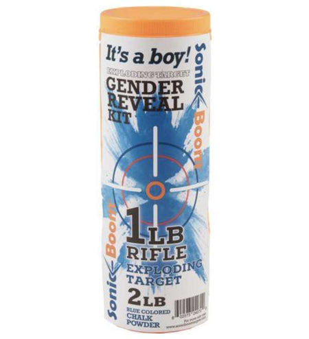 Sonic Boom Boy Gender Reveal Exploding Target Rifle Kit 12/Case