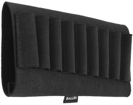 Allen 206 Classic Buttstock Rifle Shell Holder Black Elastic 9 Round