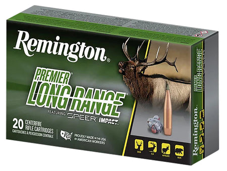 Remington Premier Long Range 6.5mm Creedmoor 140 grain Speer Impact ammunition