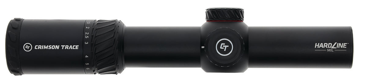 Crimson Trace 013002301 Hardline 1-10x28mm 34mm Tube Black Anodized Illuminated TR1-MIL Scope