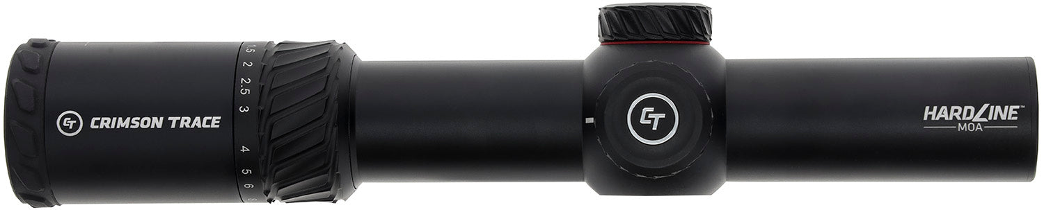Crimson Trace 013002403 Hardline 1-10x28mm 34mm Tube Black Anodized Illuminated TR1-MOA Scope