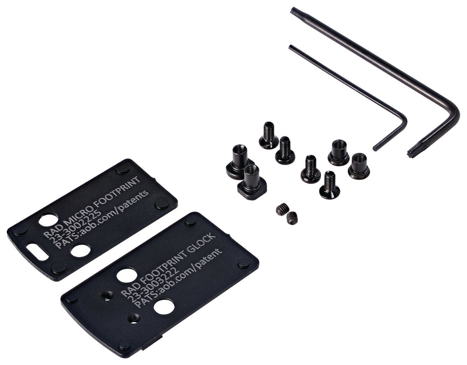 Crimson Trace CT RAD Footprint Dovetail Mounting Kit for Glock 42 43 and 48 Pistols