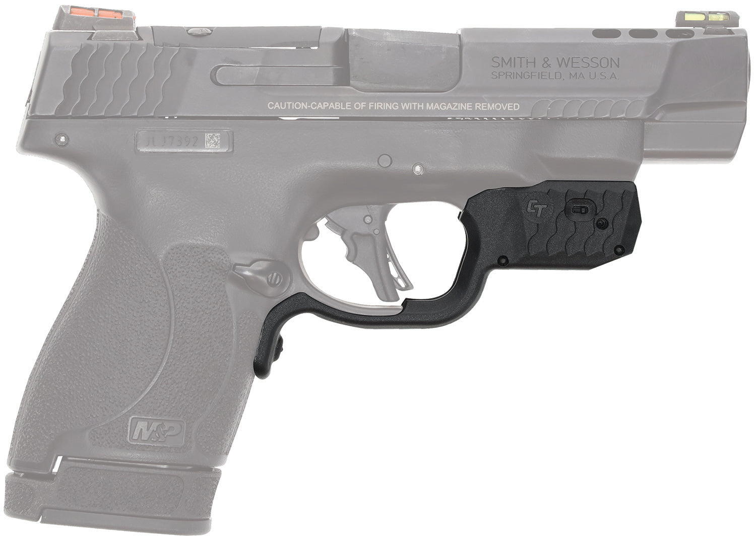 Crimson Trace Laserguard Plus Green Laser White Light Combo for S&W M&P Shield Plus