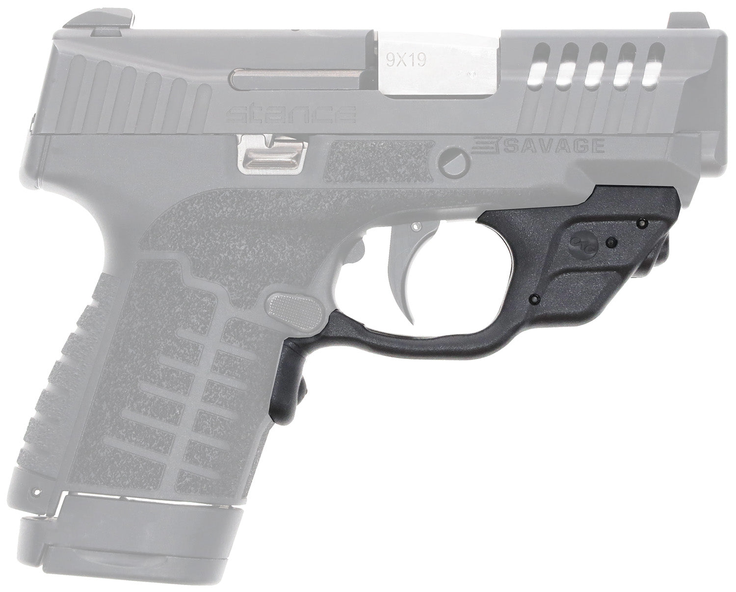 Crimson Trace Laserguard Red Laser for Savage Arms Stance Pistol, Black Polymer