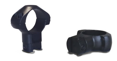 Konus 7418 High-Profile Steel Scope Rings 30mm Black 3/8" Grooved Rail for .22 and Airguns 0 MOA