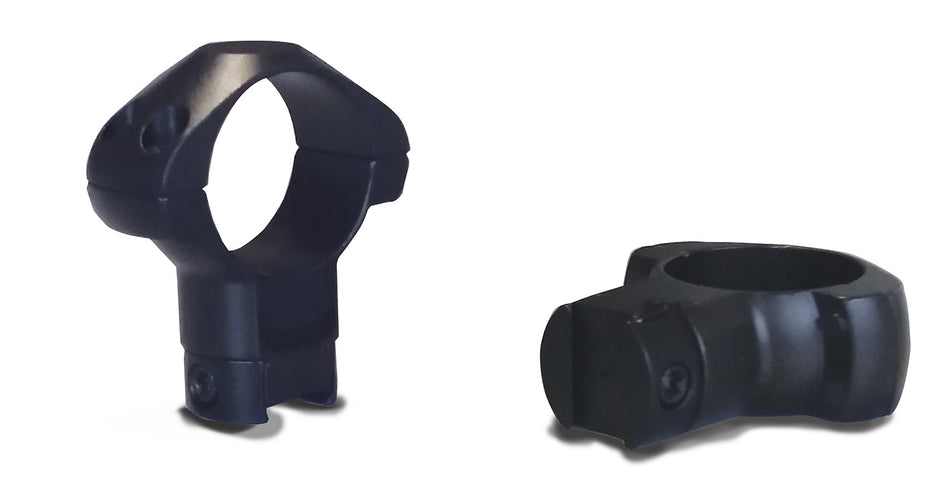 Konus 7418 High-Profile Steel Scope Rings 30mm Black 3/8" Grooved Rail for .22 and Airguns 0 MOA