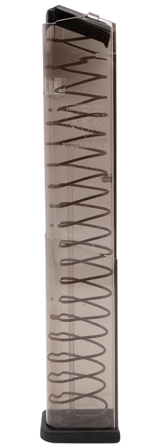 ETS 10mm 30-Round Extended Glock 20/29/40 Compatible Smoke Polymer Pistol Magazine SMKGLK2030