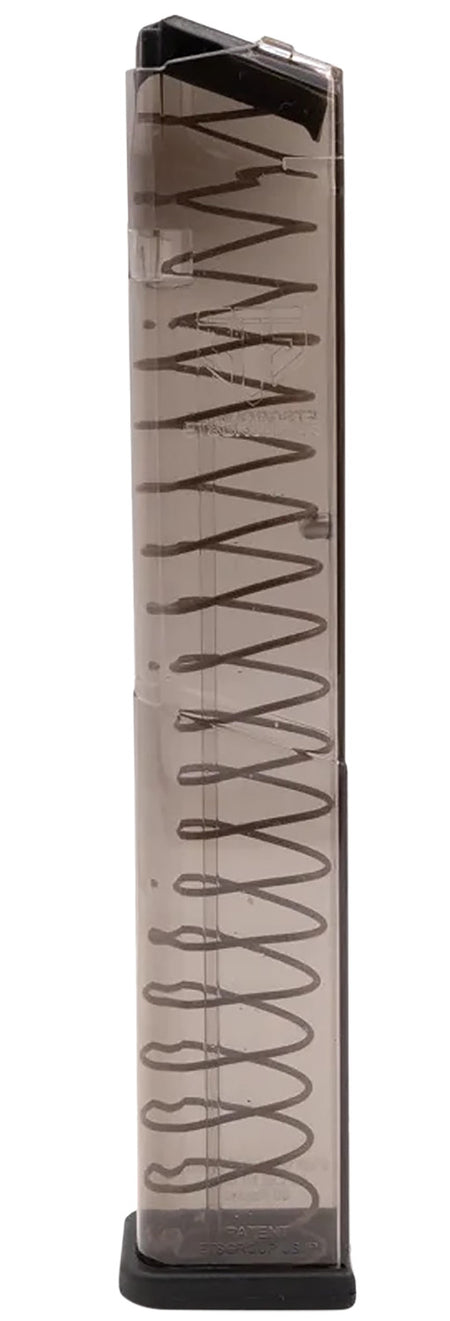 ETS 10mm 30-Round Extended Glock 20/29/40 Compatible Smoke Polymer Pistol Magazine SMKGLK2030