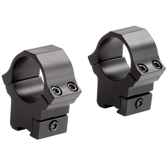 Sun Optics Medium 1-Inch Scope Rings 3/8" .22 Dovetail Black