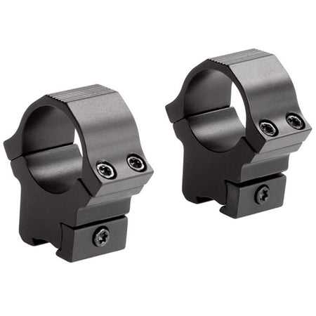 Sun Optics Medium 1-Inch Scope Rings 3/8" .22 Dovetail Black