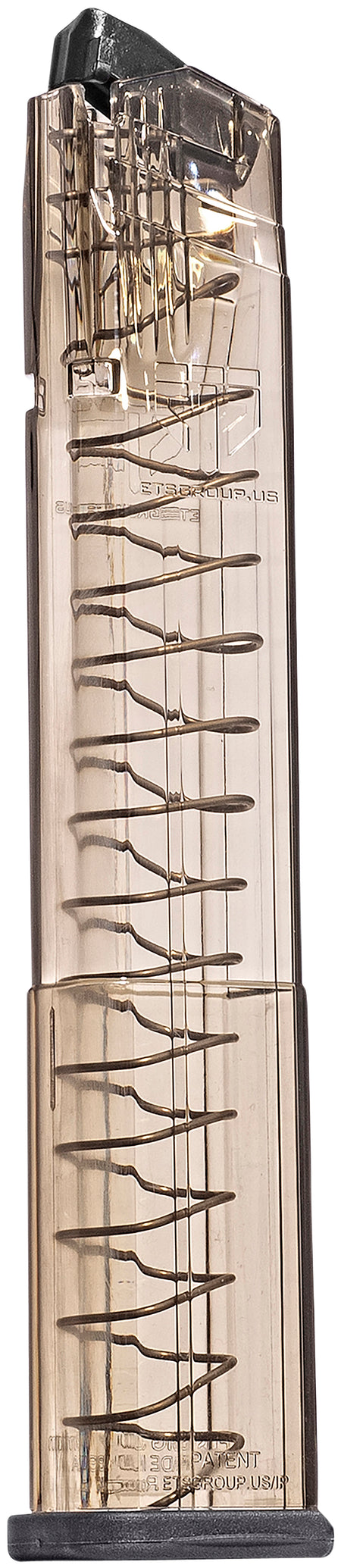 ETS Group 30-Round Extended 9mm Luger Pistol Magazine Fits Sig P320 Smoke Polymer
