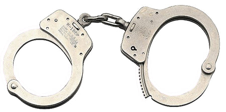 Smith & Wesson 100P Stainless Steel Push Pin Law Enforcement Handcuffs