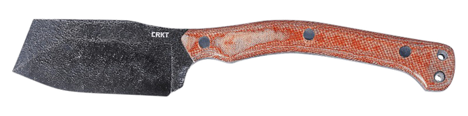 CRKT Razel Nax 4.29" Fixed Blade Hybrid Tool 1075 Carbon Steel Stonewashed Blade Resin Infused Handle with Kydex Sheath