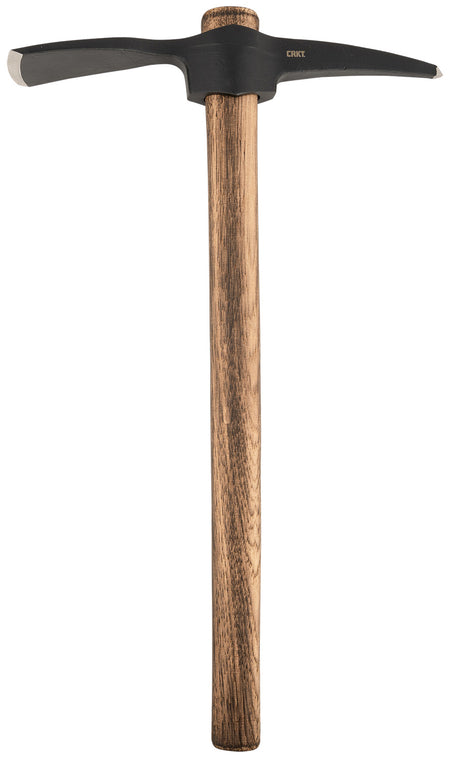 CRKT Chogan Mattock 2.14" Carbon Steel Blade Tennessee Hickory Handle Portable Camp Digging Tool 19" Overall