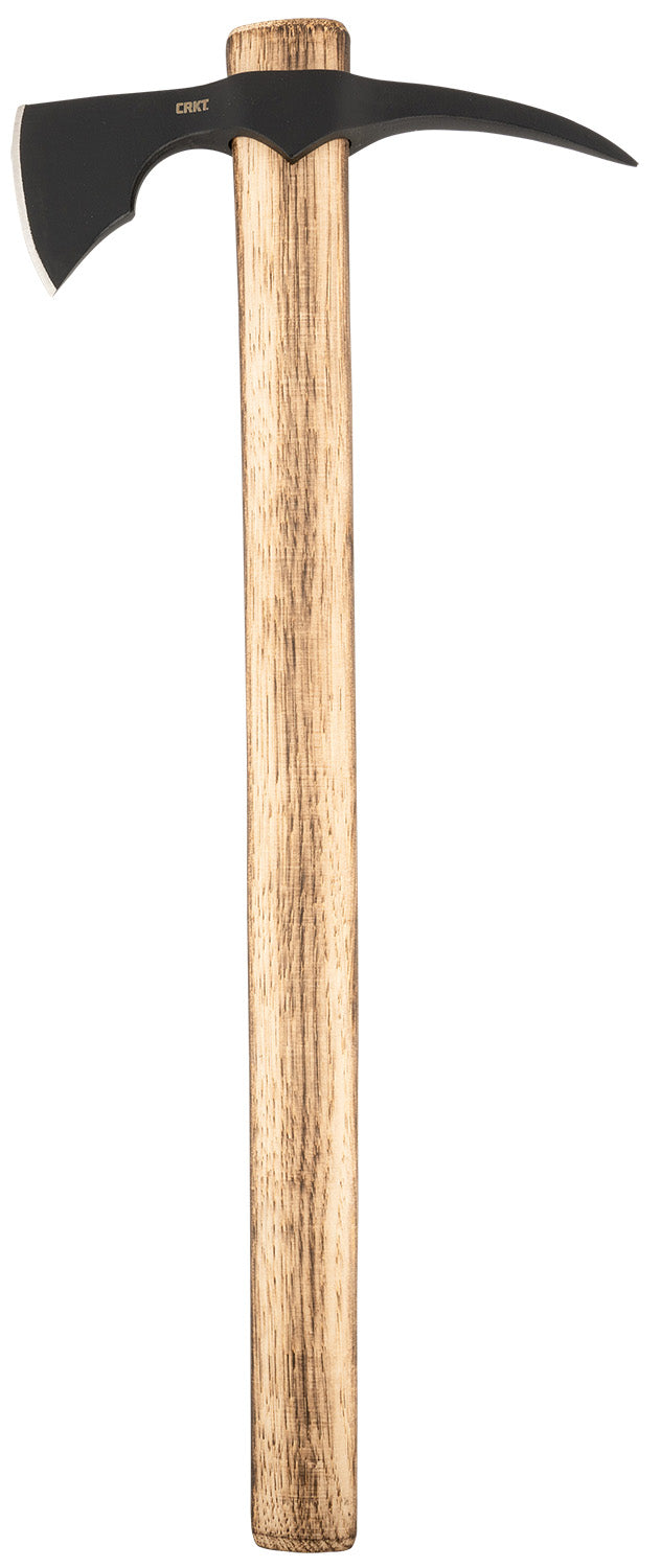 CRKT ODR 3.08" Axe with Spike Tool 1055 Carbon Steel Fire Treated Tennessee Hickory Handle 21" Overall