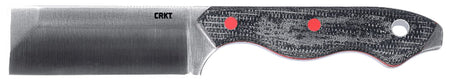 CRKT Razel 2.97" Fixed Chisel Blade Satin D2 Steel Blade Ergonomic Resin Infused Fiber Handle with Pocket Sheath