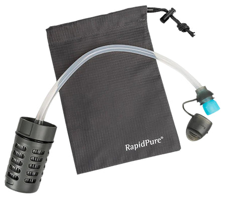 RapidPure Purifier+ UltraLight Straw 99.99% Water Purification with Pouch