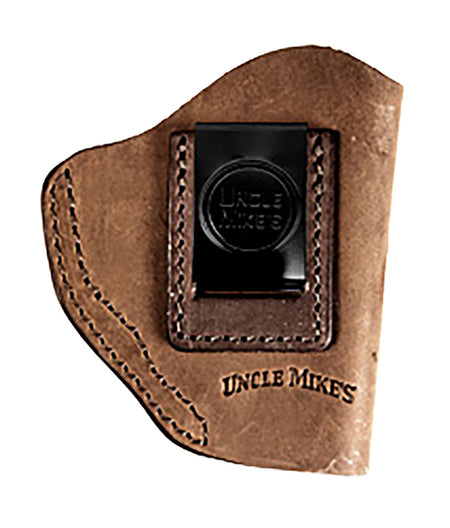 Uncle Mikes-leather(1791) IWB Size 02 Brown Leather Right-Hand Concealed Carry Holster for Small Frame Revolvers