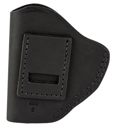 Uncle Mikes-leather(1791) IWB Size 02 Matte Black Leather Right-Hand Holster Compatible with Small Frame Revolvers