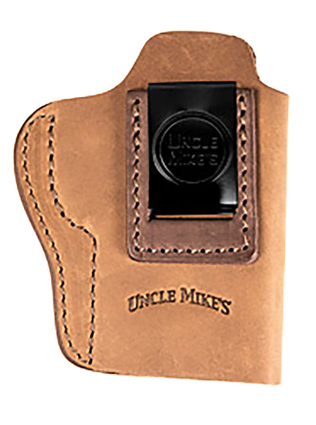 Uncle Mikes-leather(1791) IWB Size 04 Brown Leather Right-Hand Concealed Carry Holster Compatible with Glock 17/19